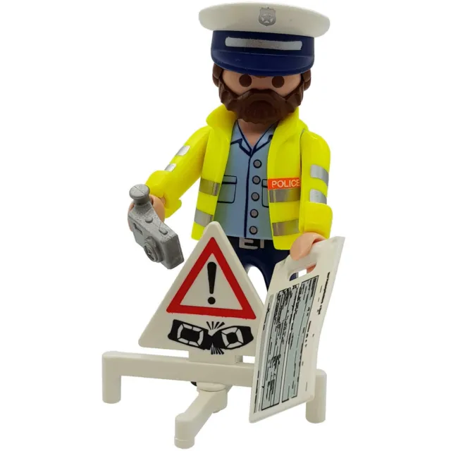 Playmobil Figures series 13 agent de la circulacion  della polizia stradale 9332