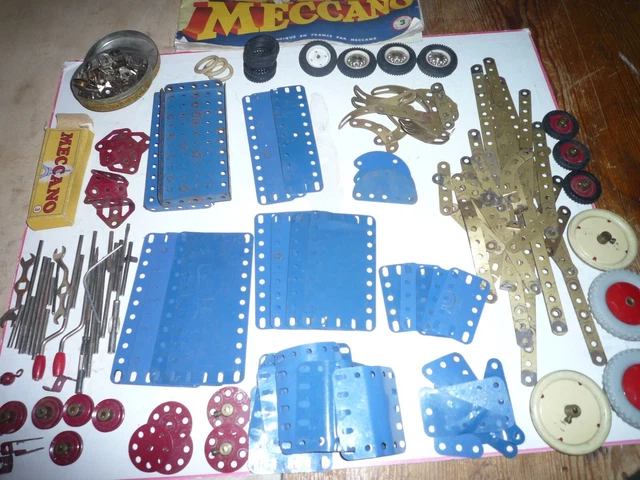 Lot Meccano N°20 - 31 Roues pneus enjoliveur _ Vintage toy