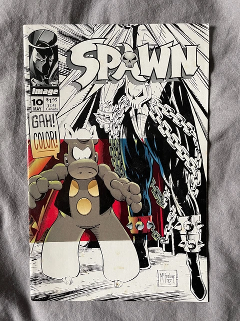 SPAWN #10 - TODD McFARLANE - 1st print -  IMAGE 1993 - CEREBUS - DAVE SIM