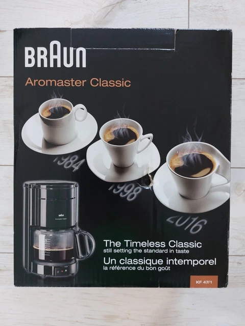 Braun KF 47/1 Aromaster Kaffeemaschine - Schwarz
