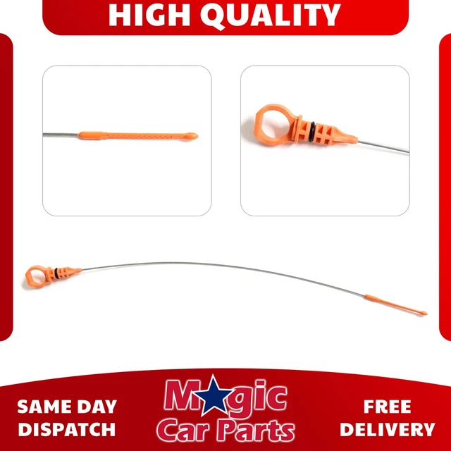 1PCS Oil Level Dipstick for Peugeot 206 1.4 HDi 1998-2008, 307 1.4 HDi 2002-2009 2S6Q6750AD 1331073 1331073 2S6Q6750AD 11413