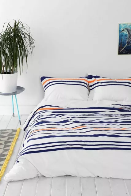 4040 Locust Stripe Set Of "2" Urban Outfitters Shams