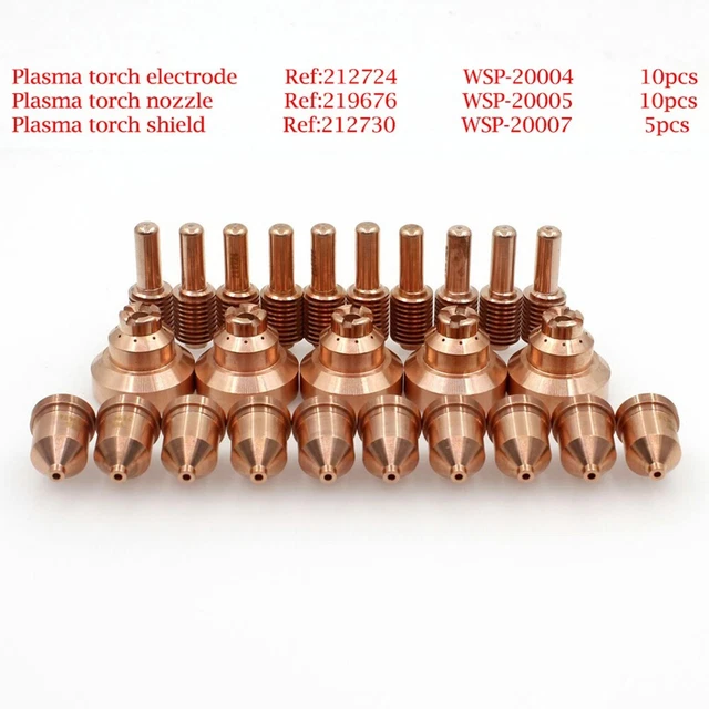 Plasma Cutting Plasma Nozzle 212724 219676 Consumables Kit For ICE-60T Brand New