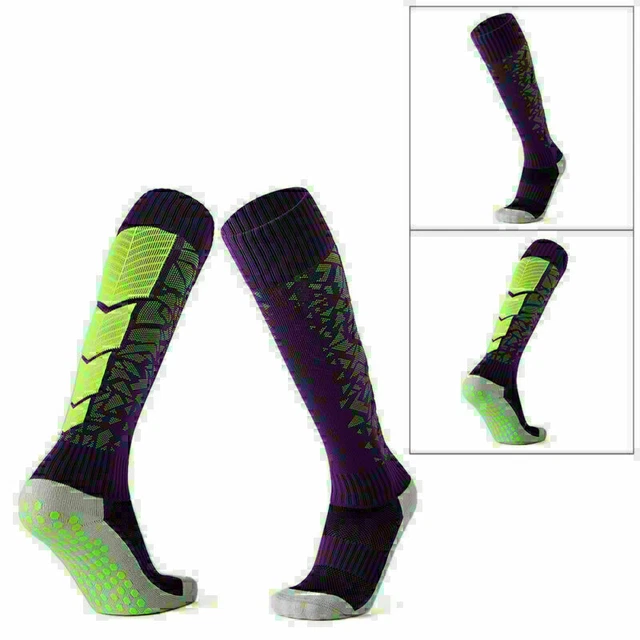 Men Over Knee High Socks Baseball Hockey Rugby Football Soccer Sport Long Socks