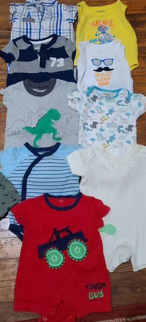 Infant Baby Boys size Nb & 0/3M Clothes Lot. Spring summer bundle of clothing.