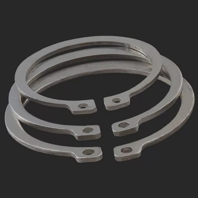 304 A2 Stainless Steel External Retaining Ring Circlip Shaft Diameters 3-26mm