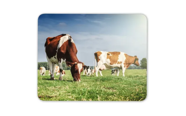 Cool Cows Mouse Mat Pad - Cow Farm Farmer Animal Farming Gift PC Computer #8589