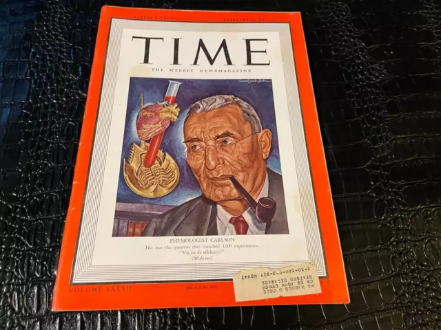 February 10 1941  Time Magazine - Physiologist Carlson