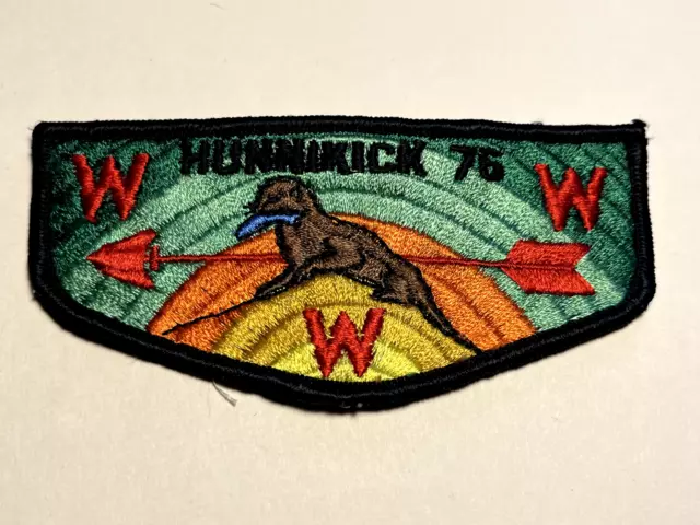 OA76  WWW Hunnikick Lodge   Boy Scout Patch Flap