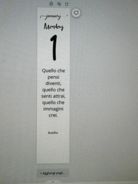 Calendario Da Scrivania 2025 Con Frasi Motivazionali - Base Colorata, Modello A Strappo - Foto 10