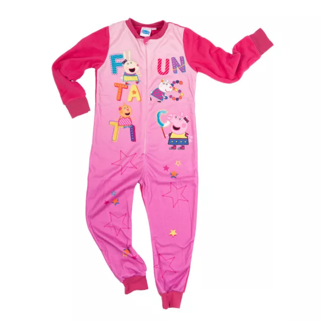 Kinder Schlafanzug Overall- Fleece -Jumpsuit**Peppa Pig **Gr.98 - 116 NEU