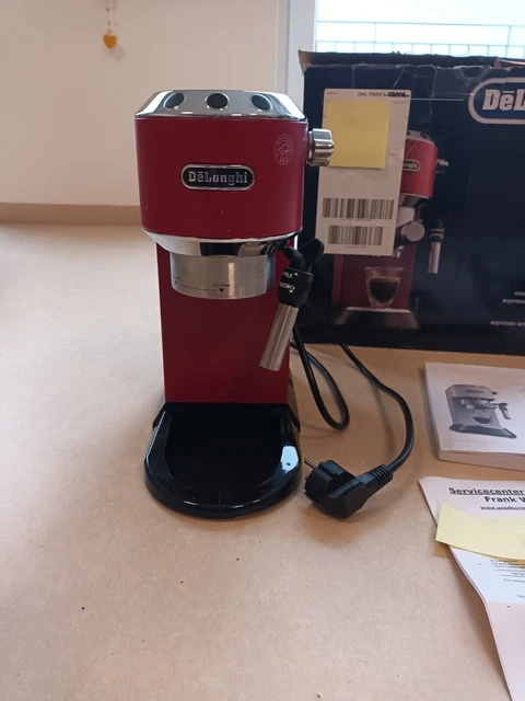 DeLonghi Espressomaschine DEDICA Style EC 685.r rot, vom Profi instandgebracht 6