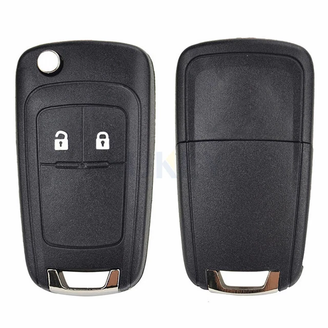 2 tasti chiave pieghevole alloggiamento per Opel Astra Zafira Corsa Mokka protezione ricambio