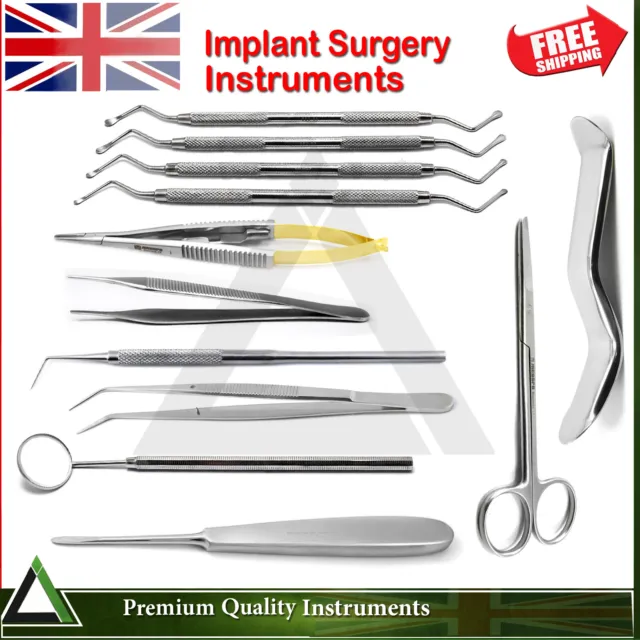 Implantology Instruments Dental Implant Surgical Kit Tooth Extraction Placement