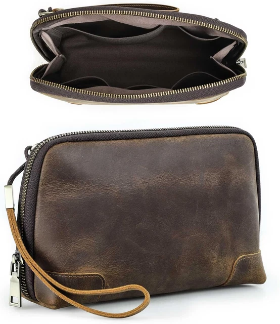 Meleto - Grande Pochette da Donna in Pelle aliana - Maxwell-Scott {c