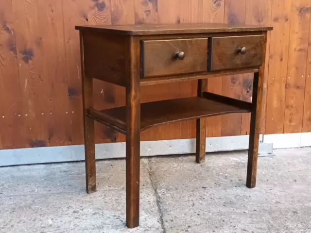 Nähtisch Beistelltisch Tisch 30er Holz Art Deco 20er Bauhaus 2