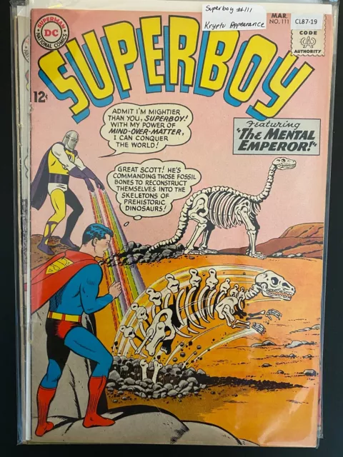 Superboy 111 Low Grade DC Comic Book CL87-19