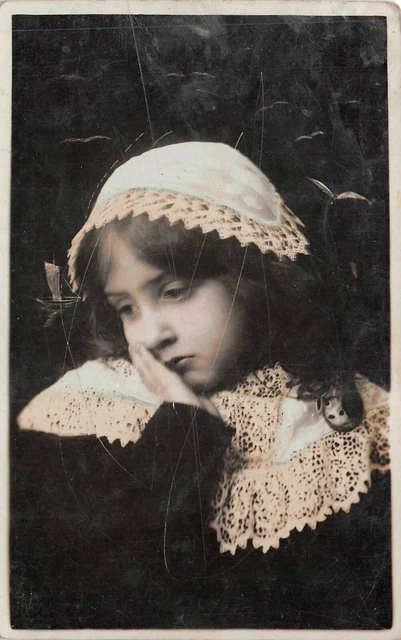 Cartolina Fantasia,Piccolo Bambina,Foto Artistica