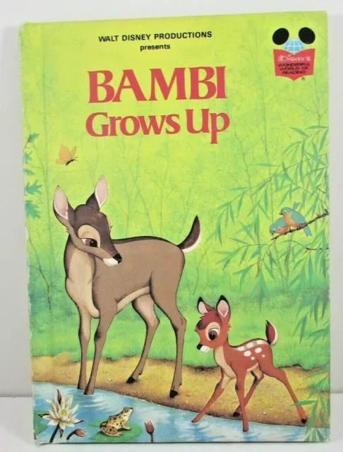 Vintage  Walt Disney Presents "Bambi Grows Up"  By Random House 1979 Hardbound