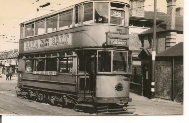 London Tram No. 358 - Route 36 Embankment -  Photograph at Abbey Wood - (6)