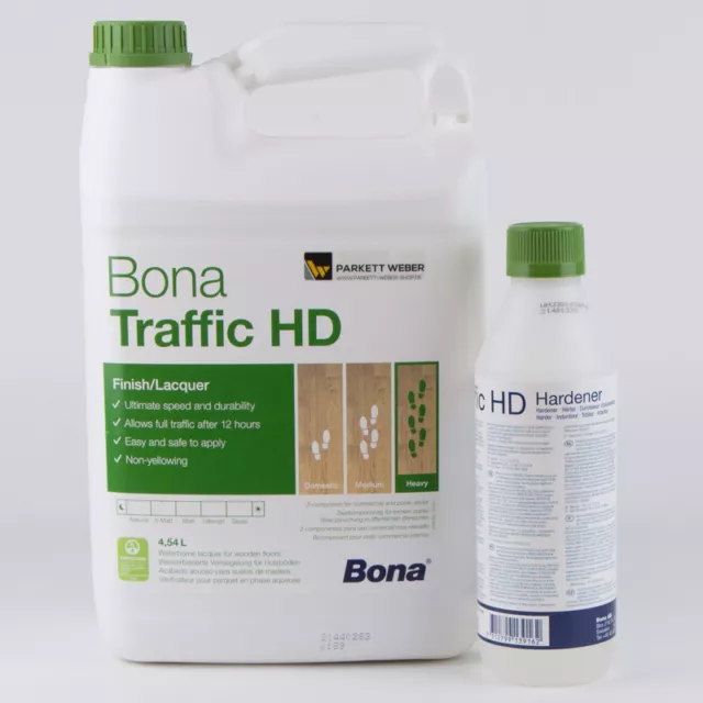 Bona Traffic HD 2K-Parkettlack halbmatt 4,95 Liter