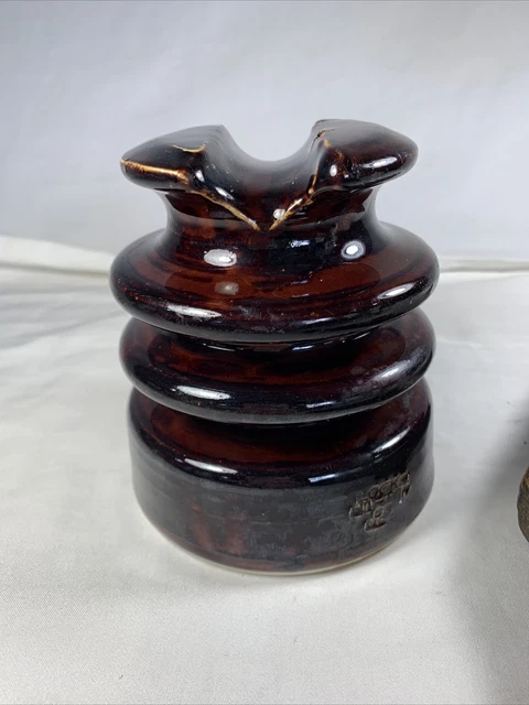 LOCKE HI-TOP  88 USA  Insulator Porcelain Ceramic Insulator Wood Screw 4