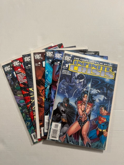 Infinite Crisis #1-7 1St App Of Jamie Reyes Blue Beetle Jim Lee Cover 2006