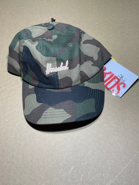 NWT Herschel Youth Camo Hat Cap Summer Fall Headwear NEW kids