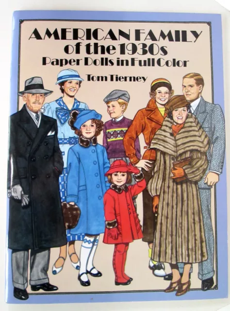 AMERICAN FAMILY OF THE 1930s PAPER DOLLS by Tom Tierney - NEW $6.00 ...