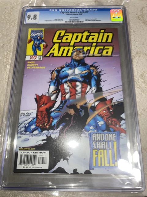 Captain America #V3 #17 White Pages Cgc 9.8