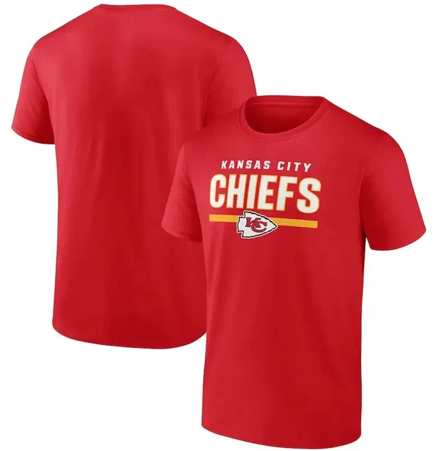 KANSAS CITY CHIEFS 2024 AFC Champions Football NFL TShirt RED 14.95
