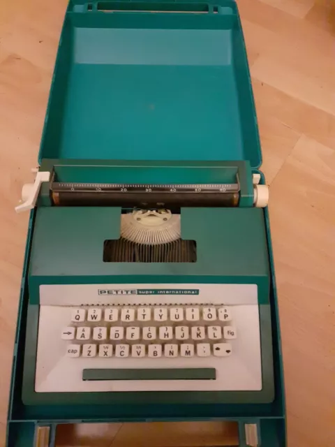 Supertouch Kids Typewriter, Vintage Typewriter, Plastic Typewriter, Retro  Toy, 1970s, Blue
