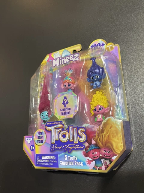DreamWorks Trolls Band Together Mineez Rhonda Play & Display Case – Includes Poppy & Tiny Diamond Figures - View #13