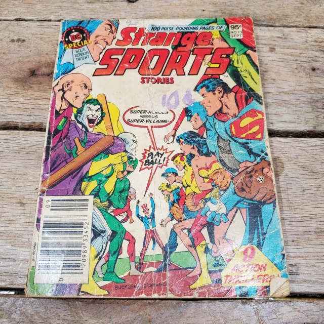 DC Special Blue Ribbon Digest #13 Strange Sports Stories 1981 Justice League