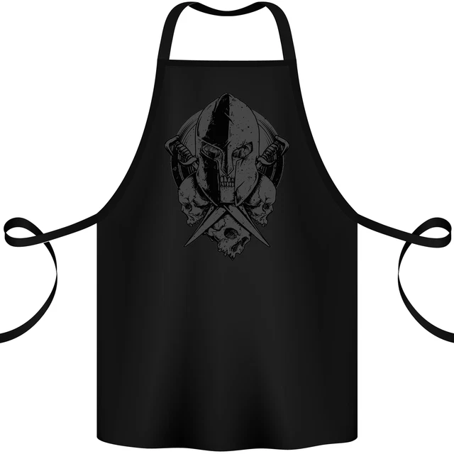 Spartan Skull Roman Helmet Gym MMA Cotton Apron 100% Organic