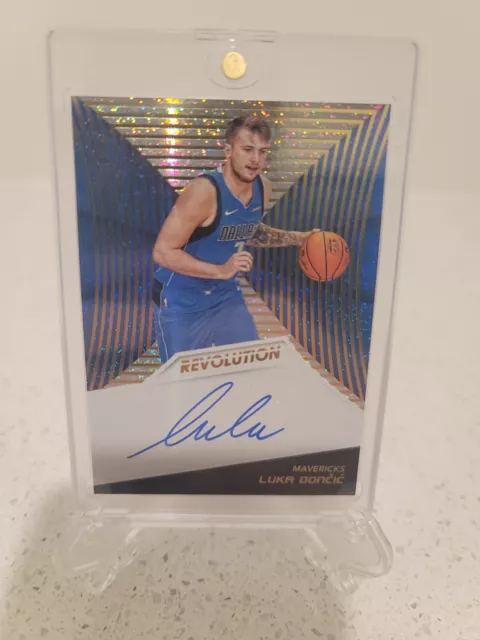 Luka Dončić Autographed Rookie Card W/ Jersey Patch Expected To Fetch 7  Figures!