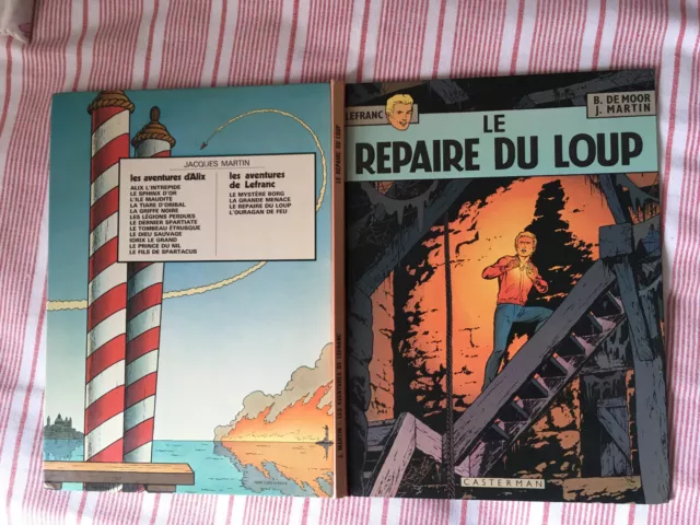 Lefranc - Tome 4 Le repaire du loup - Rééd 1975 - B.De Moor & J.Martin