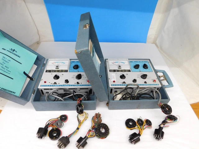 2x BK precision B&K  Model 465 Cathode Ray Tube Tester CRT