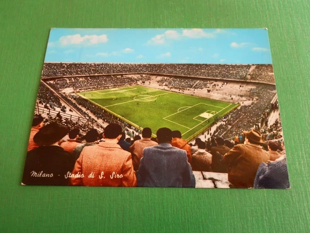 CARTOLINA MILANO STADIO San Siro (A) EUR 10,00 - PicClick IT