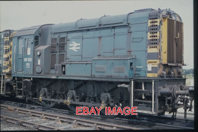 Class 08 Rear ORIGINAL 35MM SLIDE CLASS 08 SHUNTER NO 08102 AT DONCASTER 8/77 £3.50 ...