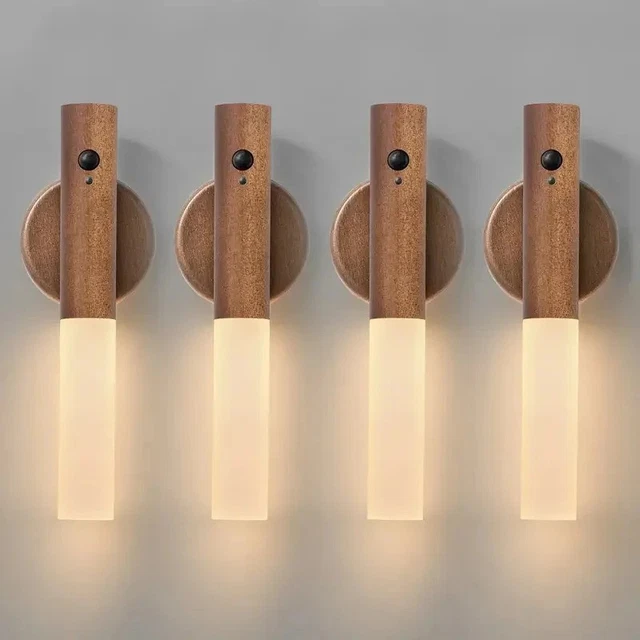 SMART MOTION SENSOR NightLight Rechargeable Magnetic Wall Lamp for ...