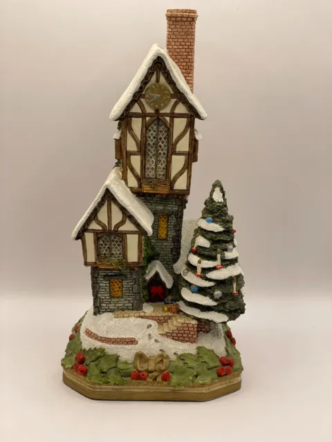David Winter Cottages the Christmas-time Clockhouse W/box 1994