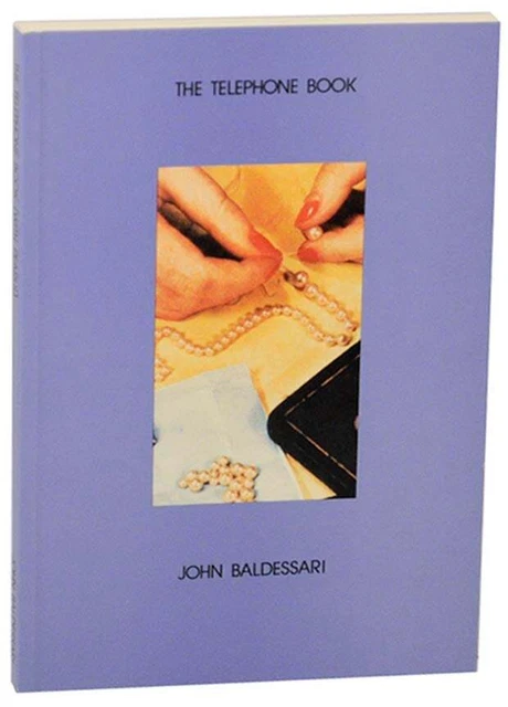 John BALDESSARI / THE TELEPHONE BOOK With Pearls 1st Edition 1992 #178522