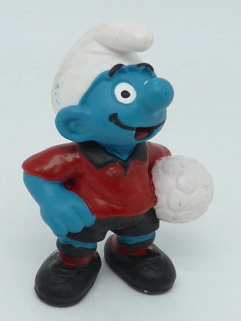 Figurine Schtroumpf Ancienne En PVC Plastique - Modèle D10 - Occasion