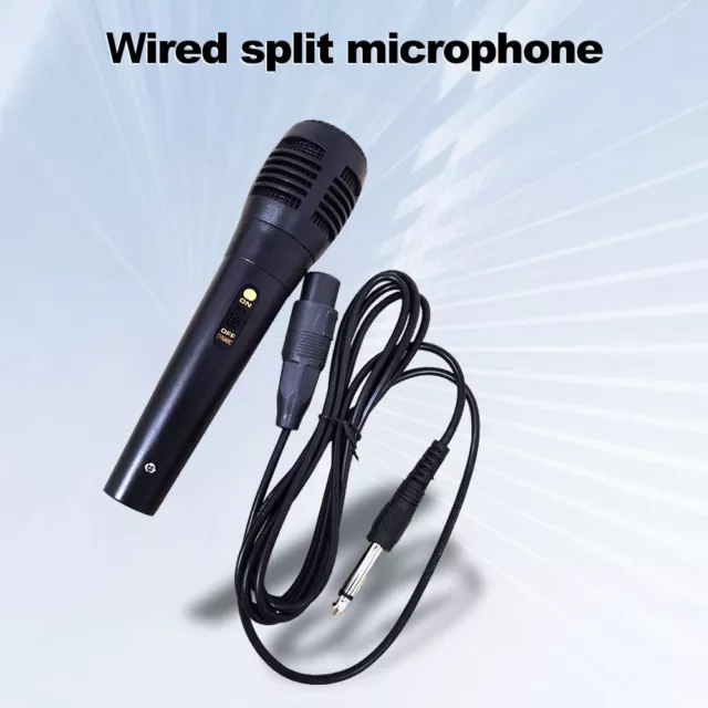 3.5mm/6.5mm Wired Handheld Dynamic Microphone for Bluetooth Speaker Karaoke UK