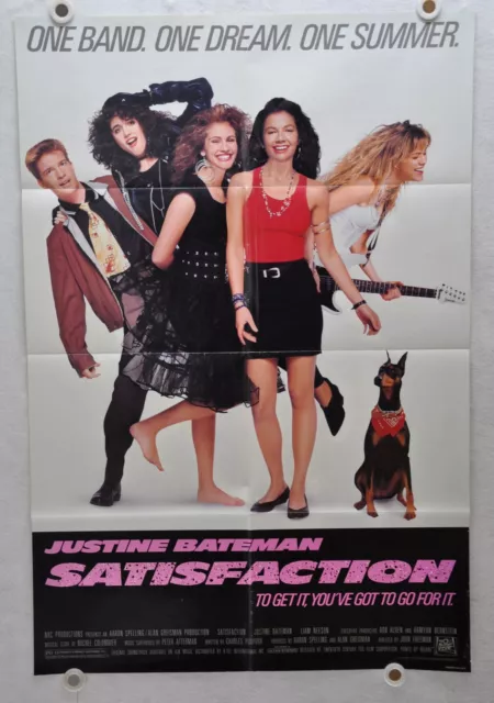 1988 Satisfaction Original 1SH Movie Poster 27 x 41 Julia Roberts Liam Neeson