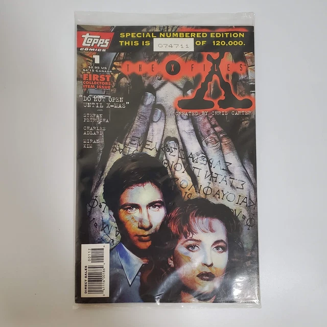 The X Files Topps Comics Issue Number 3 Special Numbered Edition 74711 Of 120000