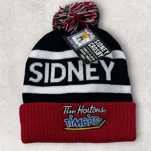 SIDNEY CROSBY - Timbits - TIM HORTONS - Knit Toque - Pompom - Hat
