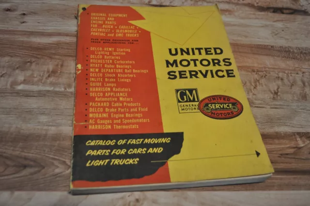 Gm United Motors Service  Catalog 1955 472 Pages 3 Pics Delco Rochester Etc