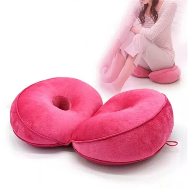 Double coussin anti-mal de dos fatigue mauvaise posture assise circulation sang